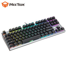 Chaves do luminoso 87 do metal teclado mecânico prendido MK04 jogo chave pequeno de 88 TKL do Usb Gam de MEETION do mini