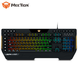 MEETION K9420 conduziu o teclado de membrana programável ergonômico QWERTY do jogo de USB do PC do jogo do computador do luminoso