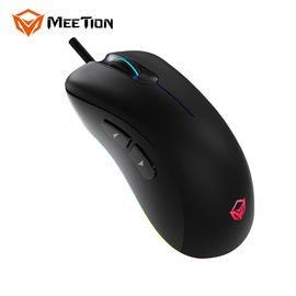 O computador 2020 de MeeTion GM19 RGB ótico de pouco peso conduzido impermeável prendeu o rato do jogo do clique do rato seis dos ratos