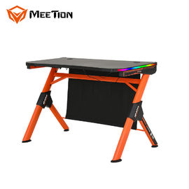 O jogo de vídeo moderno ergonômico Rgb do estilo do PC da tabela do escritório barato de MeeTion DSK20 conduziu a mesa do jogo do Gamer com Rgb rápido tocante